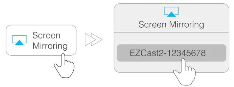 EZCast2 무선 디스플레이 수신기 - Ezair