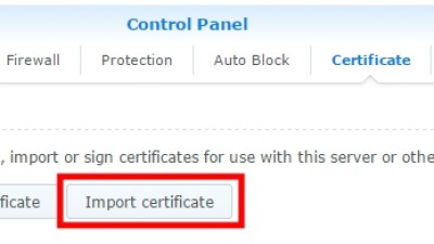 Synology 시놀로지 NAS SSL - SecureSign 인증서 설치/적용 가이드