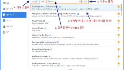 Synology NAS의 Docker에 컨테이너 - Ubuntu 이미지